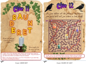 THC1810i: Magic Clues 11 & 12: THC1810: Magical Garden Treasure Hunt
