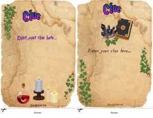 THC1810l: Magic Extra Clues: THC1810: Magical Garden Treasure Hunt