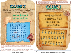 THC1819c: Sea Adventure Clues 2 & 3: THC1819: Beach Adventure