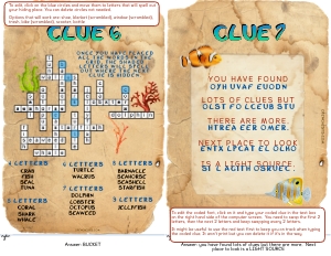 THC1819f: Sea Adventure Clues 6 & 7: THC1819: Beach Adventure