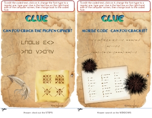 THC1819l: Extra clues: THC1819: Beach Adventure