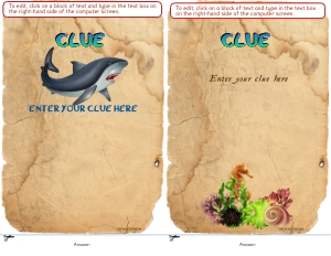 THC1819m: Extra Clues: THC1819: Beach Adventure