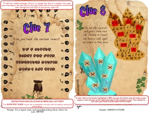 THC1810f: Magic Clues 7 & 8: THC1810: Magical Garden Treasure Hunt