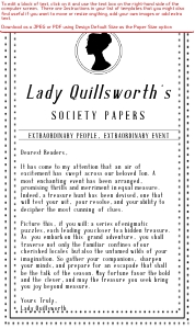 THC1820 Quillsworth Clues design preview