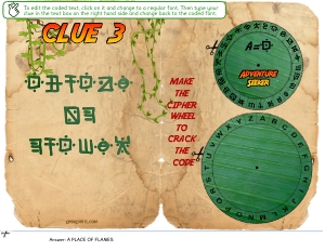 THC1779c: Clue 3: THC1779 Outdoor Adventure Clues