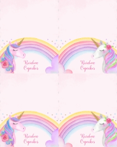 Unicorn: 5x7-UnicornRbow