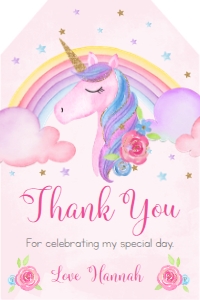 Tag-UnicornB: 5x7-UnicornRbow
