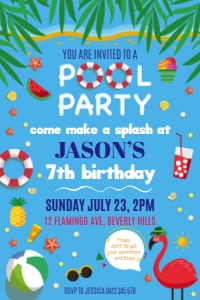 Pool Party 4x6in PP-DS246 design preview