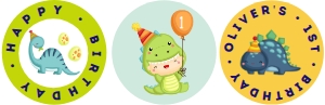 Dinosaurs Cupcake Topper - 1: Dinosaur Cupcake Toppers