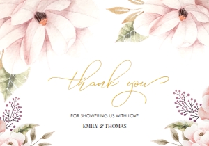 Thank You Card - FLB19 design preview
