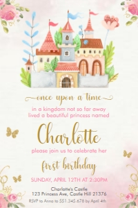 Princess Invitation design preview