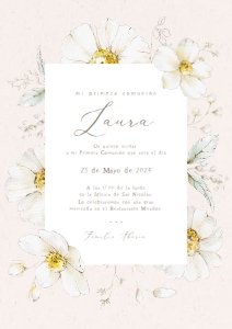 201 INVITACION COMUNION DAISY: 6570911891640