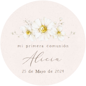 201 Etiqueta Redonda Daisy 7,62: 6570911891640