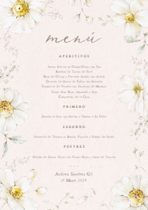 201 MENU A5 DAISY: 6570911891640