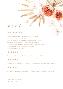 118 MENU BOHO CHIC A5: 7733631287549