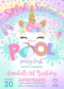Unicorn pool party 2: Unicorn pool party 2