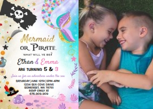 Mermaid And Pirate 7 design preview
