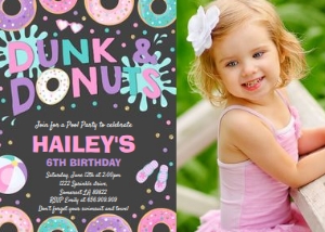 Girl Dunkin Donuts 4 Photo design preview