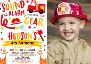 Fire Truck 1 Photo design preview