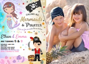 Mermaid And Pirate 26 design preview