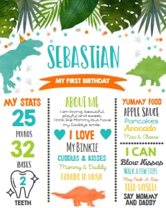 Dinosaur Poster 4 design preview