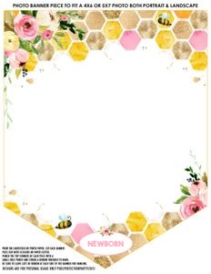 Bee Monthly Banner design preview
