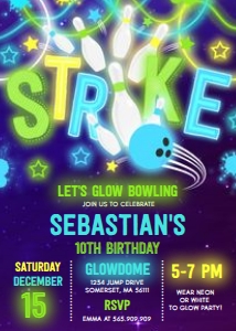 Glow bowling No1: Glow bowling No1