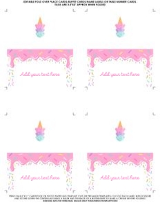Ice Cream Food Labels 2: Ice Cream Food Labels 2