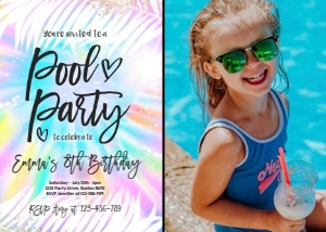 TIEDYEPOOLPARTY/01 Photo design preview