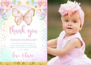 Butterfly thank you BB Photo 3 design preview