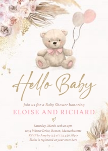 HBTEDDYBEARFT/02 design preview