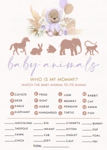 BABYANIMALSGP/01 design preview