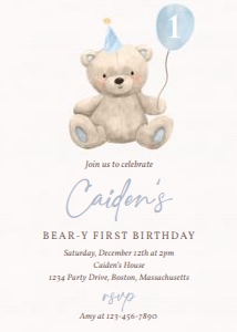 BIRTHDAYBEARBLUE/01 design preview