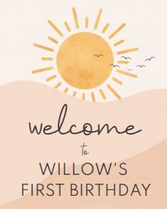 WELCOME SIGN BUNDLE GK: INVITATION BUNDLE GK