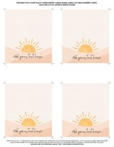 FOOD LABELS BUNDLE GK: INVITATION BUNDLE GK