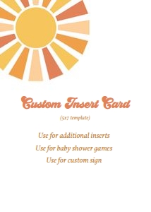 CUSTOM INSERT SW/M1: INVITE HJ/M1