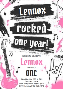 ROCKONEYEARPINK/01 design preview