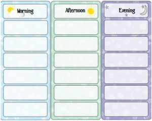 Morning, Afternoon, Evening: Morning, Afternoon, Evening