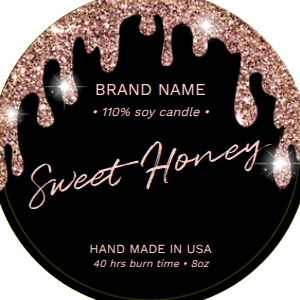 circle label 005 design preview