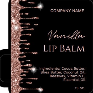 lip balm label 001 design preview