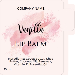 lip balm label 006 design preview