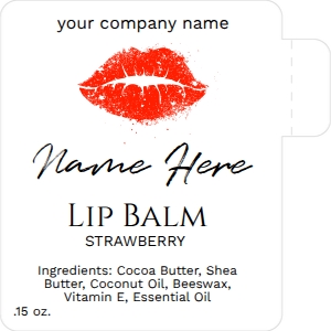 lip balm label 012 design preview