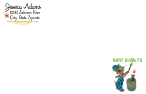 SW4527 PRINTED ENVELOPE INVITE: SW4527 PRINTED SET