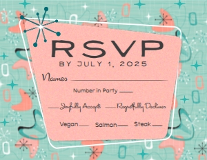 SW5061 DIGITAL RSVP CARD: SW5061 DIGITAL SET