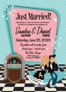 DI-5052DP_Rockabilly_50's_Wedding_NO_RSVP: DI-5052DP_Rockabilly_50's_Wedding