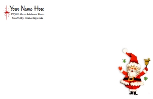366007 ENVELOPE PRINTED: 37557_Little_Girl_Christmas_Packages