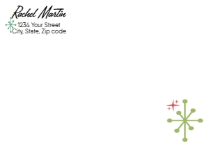 6180 Printed Envelope: 6180 PRINTED SET