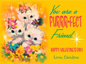 DIVAL132 DIGITAL VALENTINE: SW2506 DIGITAL BUNNY KITTEN