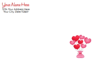 RD203 ENV PRINTED: RD203 PRINTED VALENTINE