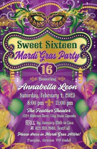 SW400 PRINTED INVITE: SW400 PRINTED SET